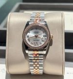 Rolex Datejust Replica with Two-tone 904L Steel 31mm Imported Movement Women Two-tone Strap Watch